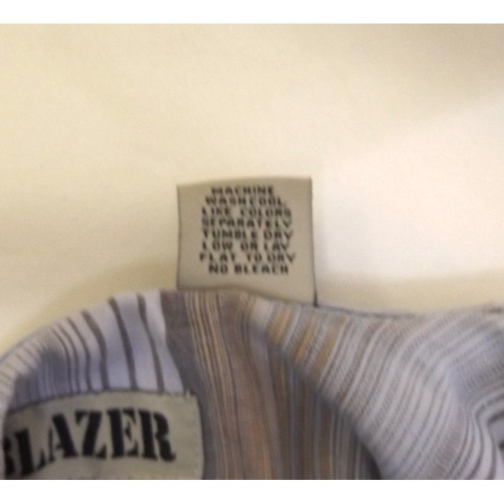 mens TRAILBLAZER WESTERN Striped SHIRT, Pearl snaps, sz LT - Picture 10 of 10